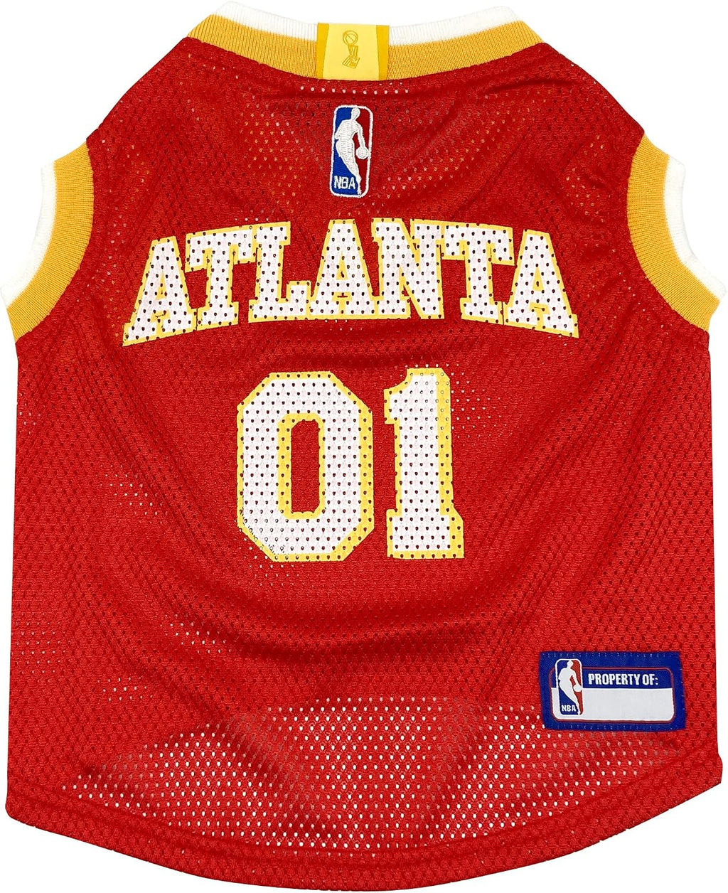 NBA Atlanta Hawks Dog Jersey, X-Small- Tank Top Basketball Pet Jersey