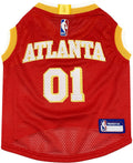NBA Atlanta Hawks Dog Jersey, X-Small- Tank Top Basketball Pet Jersey