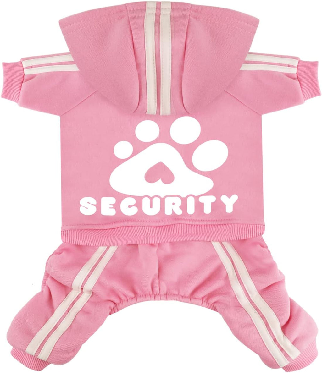 Dog Hoodie & Sweatshirt - Soft & Warm Dog Outfit Pullover for Small, Medium & Large Dogs & Cats (Pink, Small)