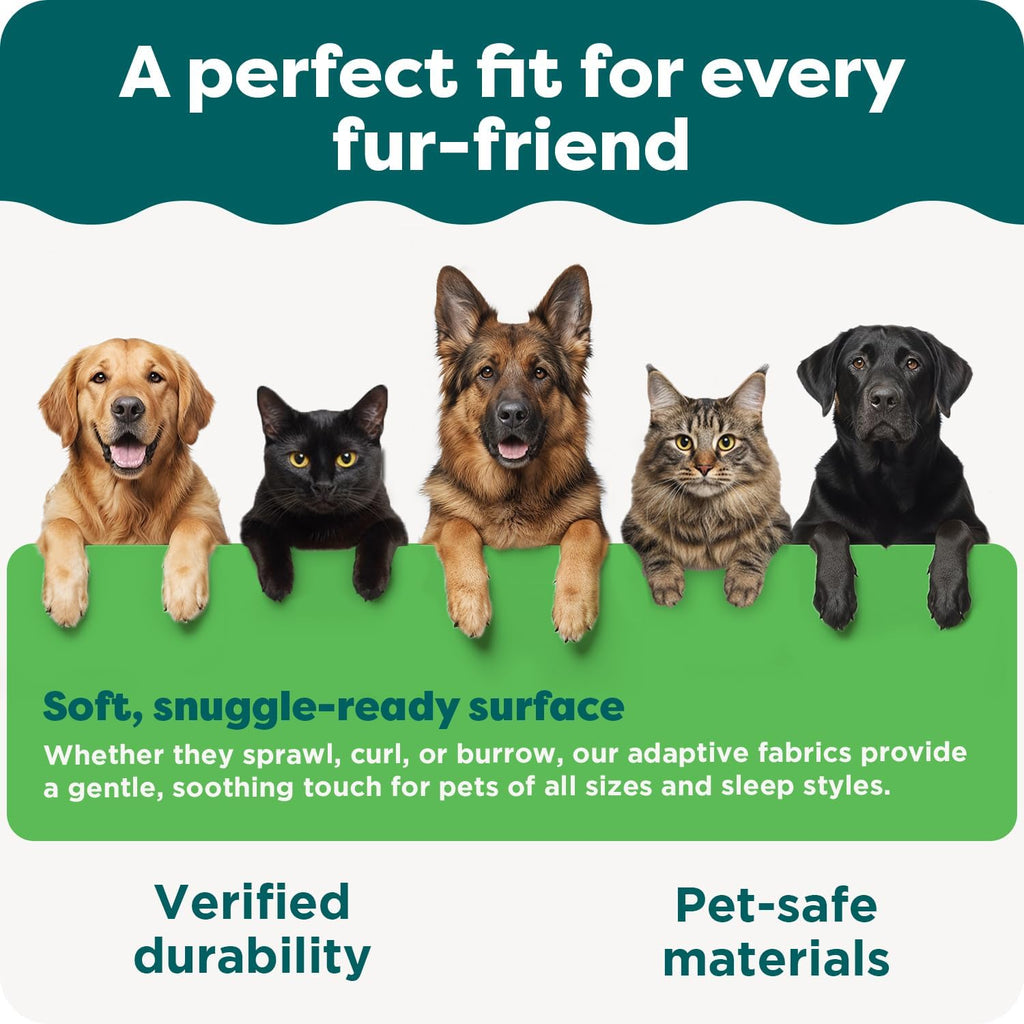 Water-Resistant Sofa Cover for Dogs & Cats, Reversible Couch Protector with Secure Straps and Pinsonic Quilted Fabric, Machine Washable Couch Cover, Large Sofa, Gray Mist