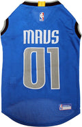 NBA DALLAS MAVERICKS DOG Jersey, X-Small - Tank Top Basketball Pet Jersey