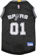NBA SAN ANTONIO SPURS DOG Jersey, X-Small - Tank Top Basketball Pet Jersey