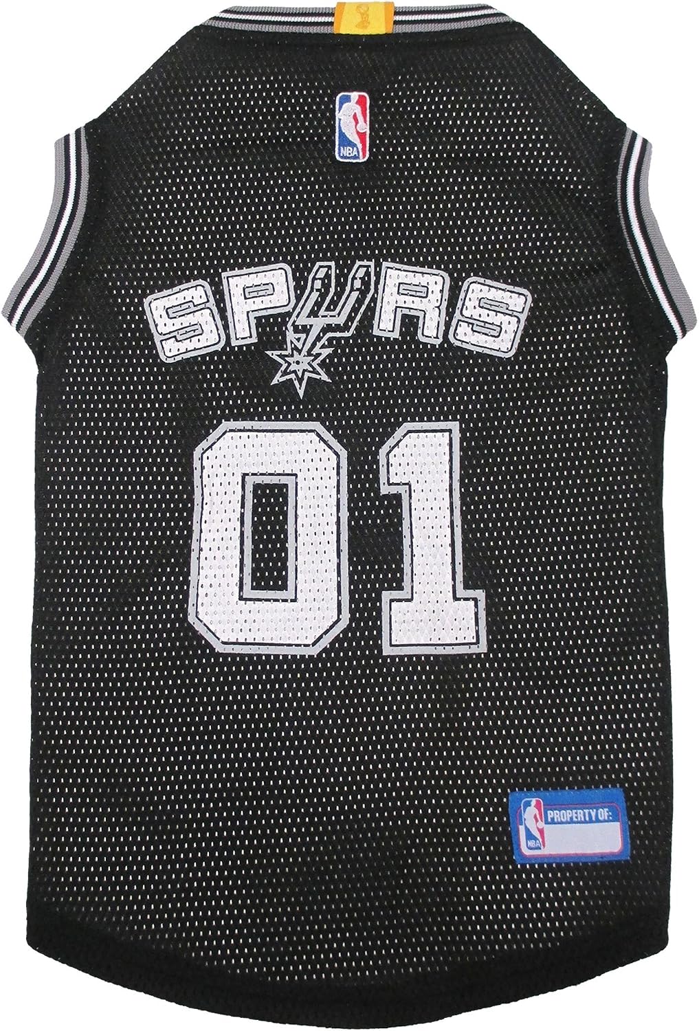 NBA SAN ANTONIO SPURS DOG Jersey, X-Small - Tank Top Basketball Pet Jersey