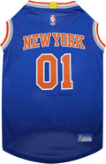 NBA NEW YORK KNICKS DOG Jersey, X-Small - Tank Top Basketball Pet Jersey