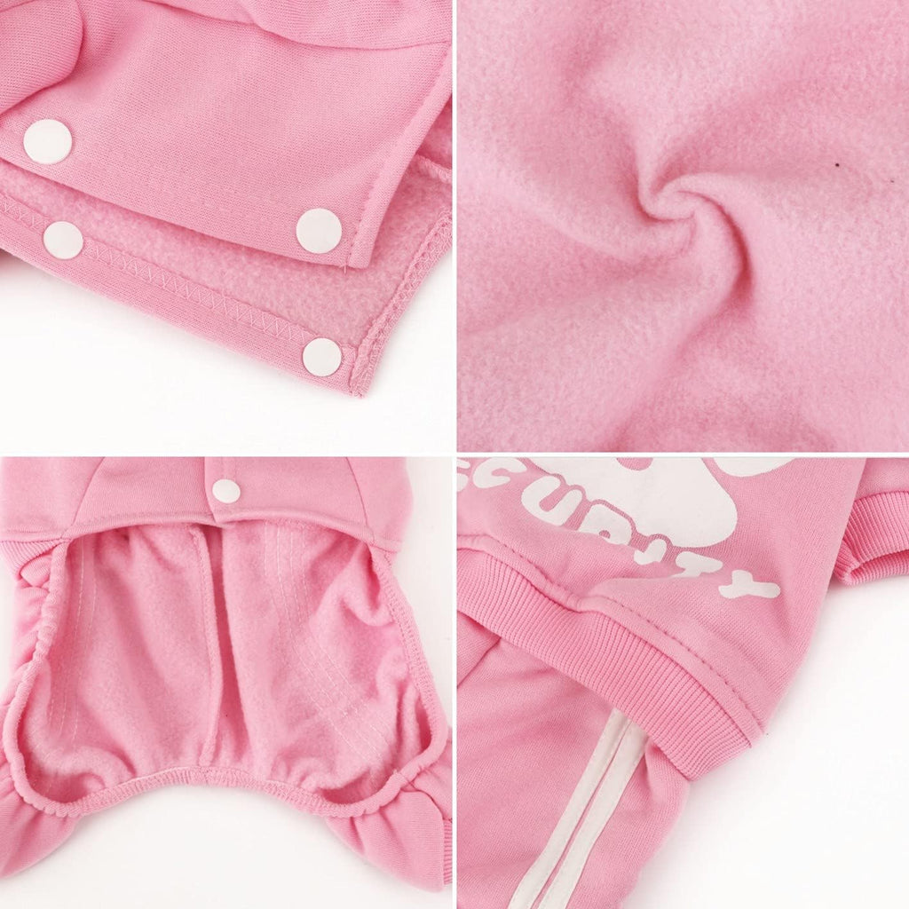 Dog Hoodie & Sweatshirt - Soft & Warm Dog Outfit Pullover for Small, Medium & Large Dogs & Cats (Pink, Small)